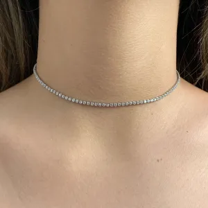 CHOKER RIVIERA ZIRCÔNIAS 2MM