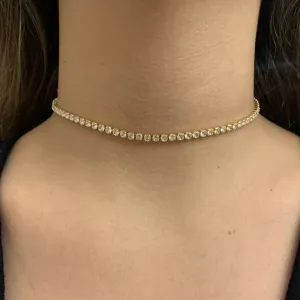 CHOKER RIVIERA ZIRCÔNIAS 3MM