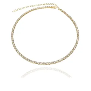 CHOKER RIVIERA ZIRCÔNIAS 3MM