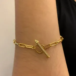 PULSEIRA CARTIER COM FLECHA E CORAÇÃO