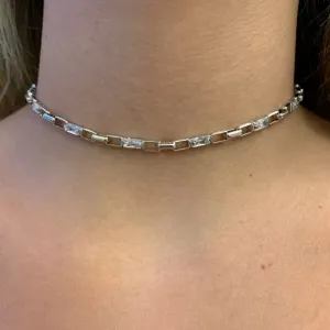 CHOKER CORRENTE CARTIER E BAGUETES