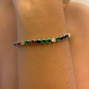 PULSEIRA RIVIERA CRAVAÇÃO INGLESA 4MM