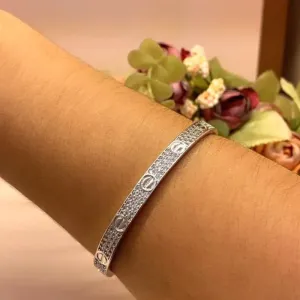 BRACELETE INSPIRAÇÃO CARTIER CRAVEJADO