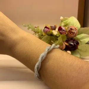 BRACELETE MALHA ENTRELAÇADA