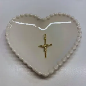 PINGENTE CRUCIFIXO PALITO COM JESUS