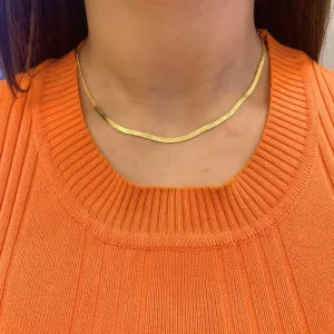 CHOKER  CORRENTE CUBANA LAMINADA