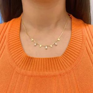 CHOKER BAGUETES E QUADRADOS LISOS