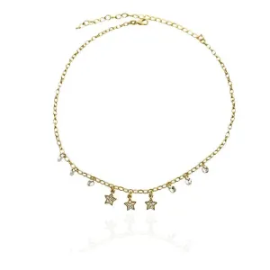 CHOKER ESTRELAS E ZIRCÔNIAS