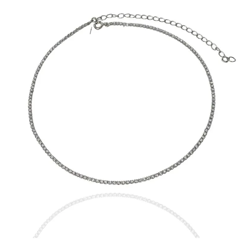 CHOKER RIVIERA ZIRCÔNIAS 2MM