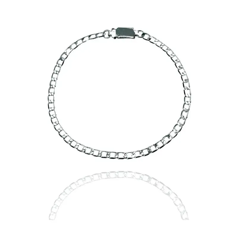 PULSEIRA MASCULINA GRUMET FLAT 3,8MM