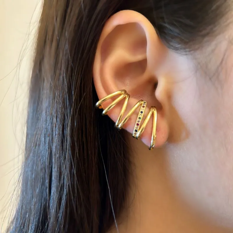 BRINCO EAR CUFF 7 AROS