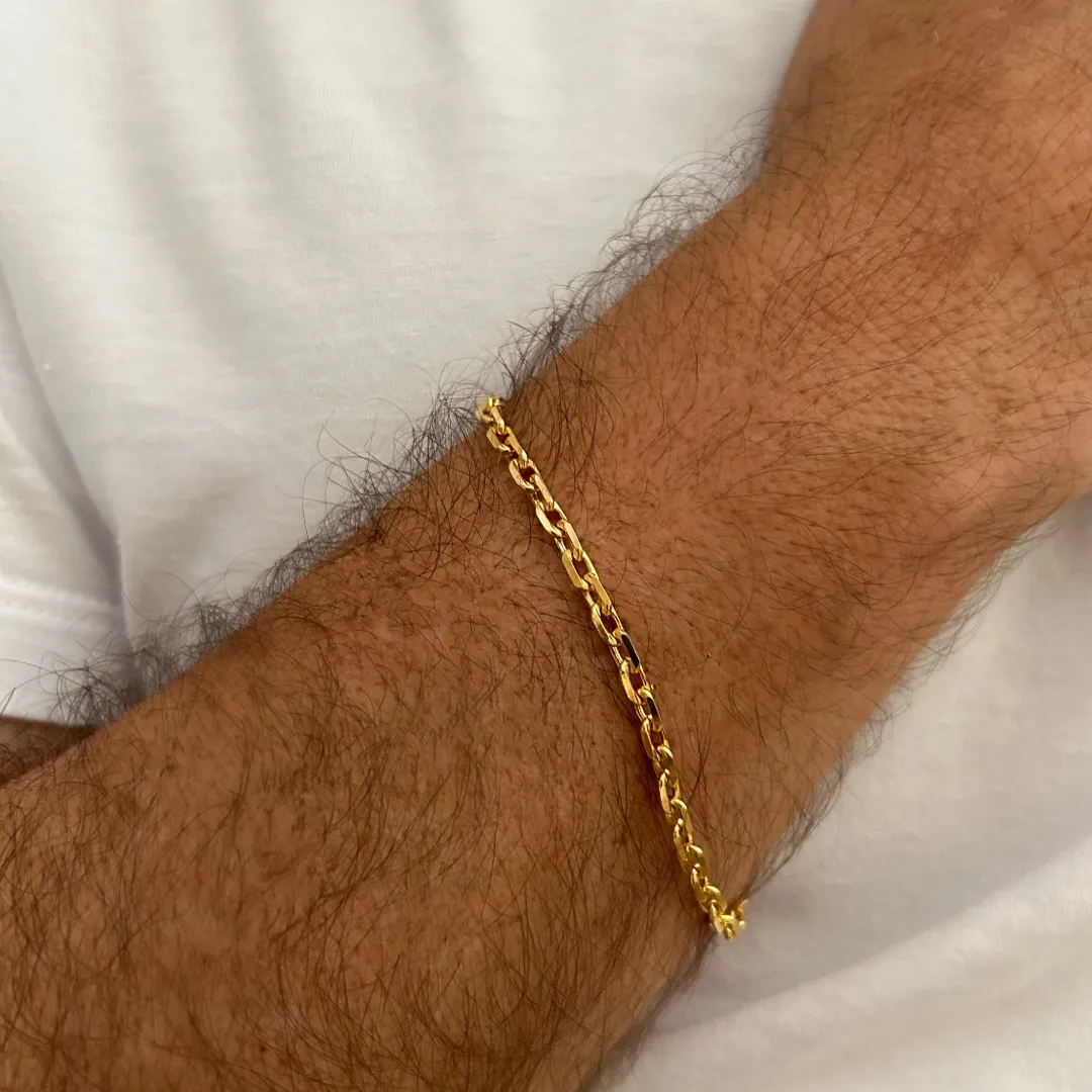 PULSEIRA MASCULINA CARTIER DIAMANTADA