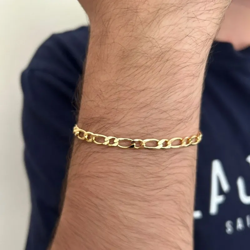 PULSEIRA MASCULINA ELO 1X1 DIAMANTADA