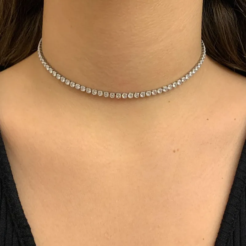 CHOKER RIVIERA ZIRCÔNIAS 3MM