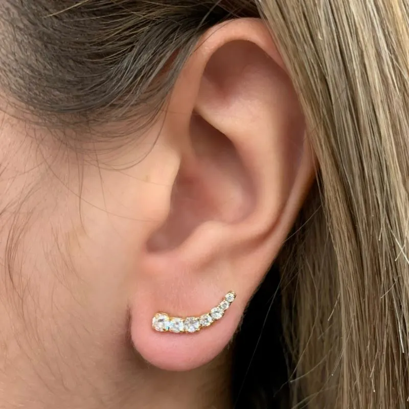 EAR CUFF MINI 7 ZIRCÔNIAS