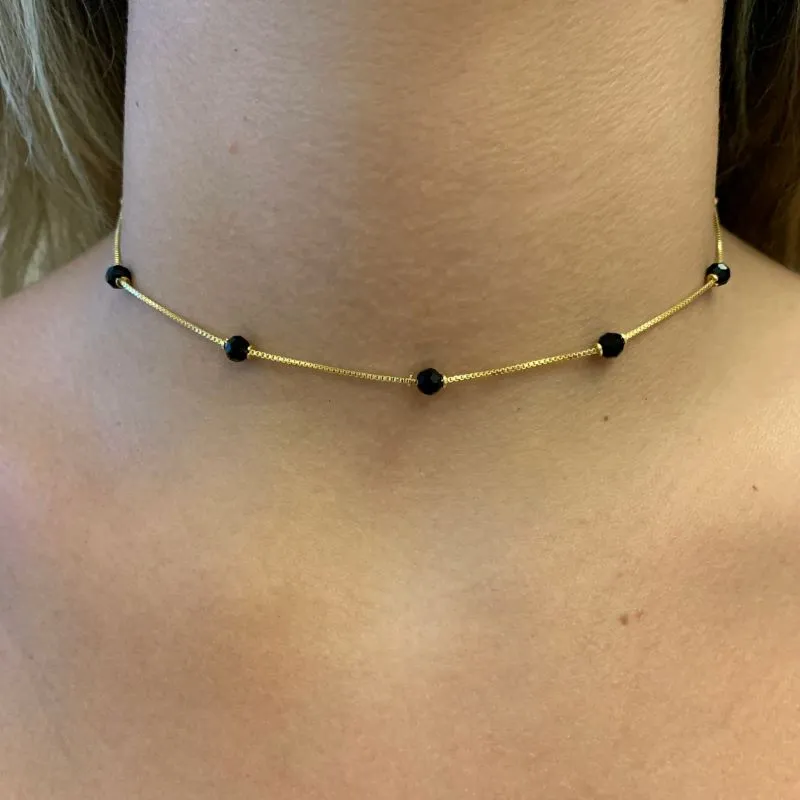 CHOKER VENEZIANA E CRISTAIS