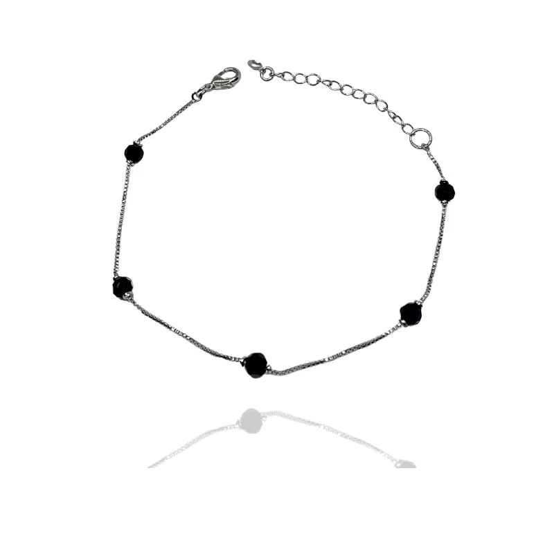 PULSEIRA VENEZIANA COM CRISTAIS