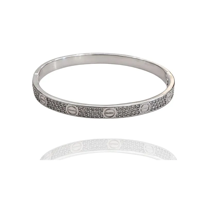 BRACELETE INSPIRAÇÃO CARTIER CRAVEJADO