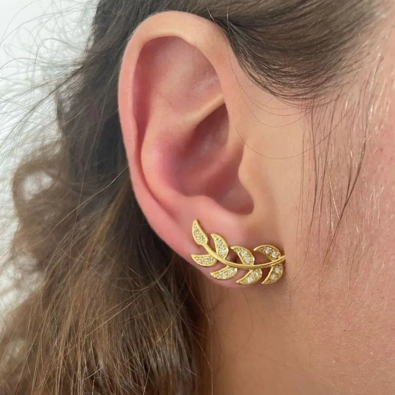 BRINCO EAR CUFF FOLHAGEM